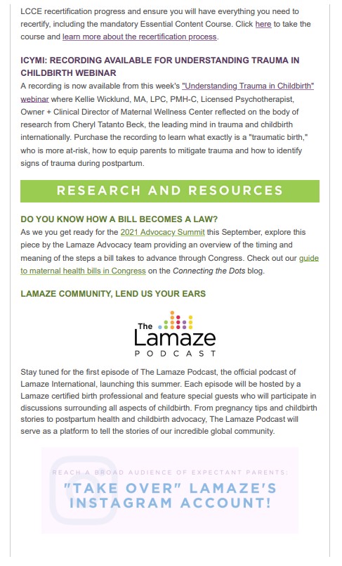 inside Lamaze